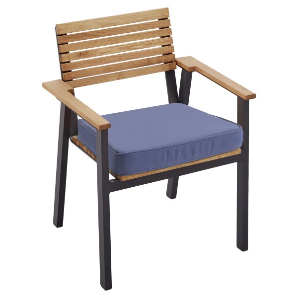 memo Auflage Sassa Gartensessel blau