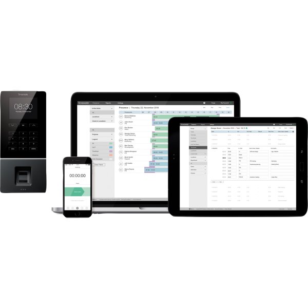 TIMEMOTO Zeiterfassungssystem TM-626 125-0586 RFID Fingerprint