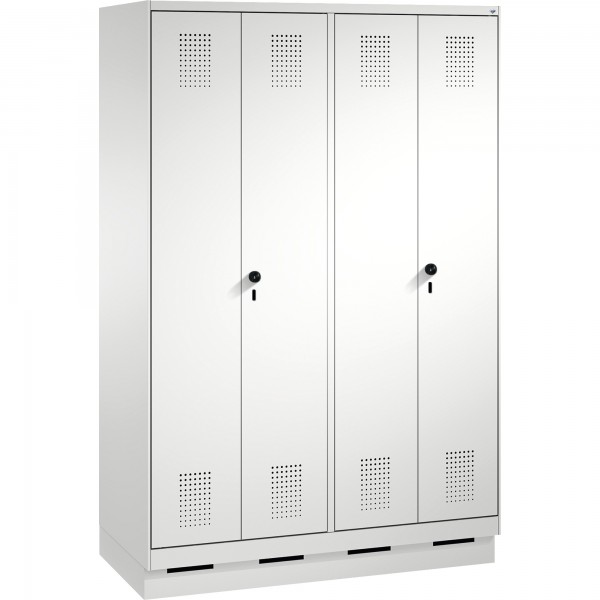 C+P Doppelspind 4902240S10002 Sockel 4Abteile B1200mm lgr/lgr