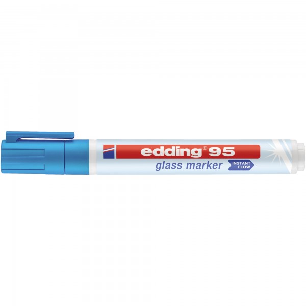 edding Glasboardmarker 95 4-95010 1,5-3mm Rundspitze hellblau