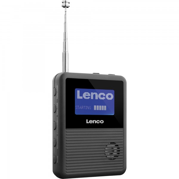 Lenco Taschenradio PDR-04 2054674 DAB+ Display sw