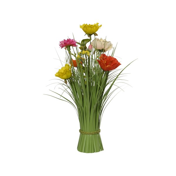 DECORIS Kunstgras Blumenstrauß
