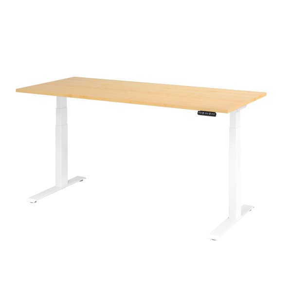 Hammerbacher Schreibtisch el 180x80cm ws/ahorn