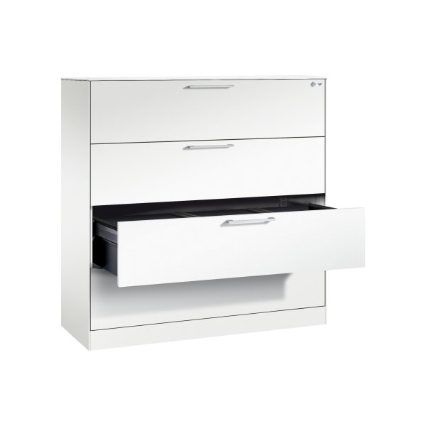 C+P Hängeregistraturschrank Asisto A4 3bahnig rws/rws