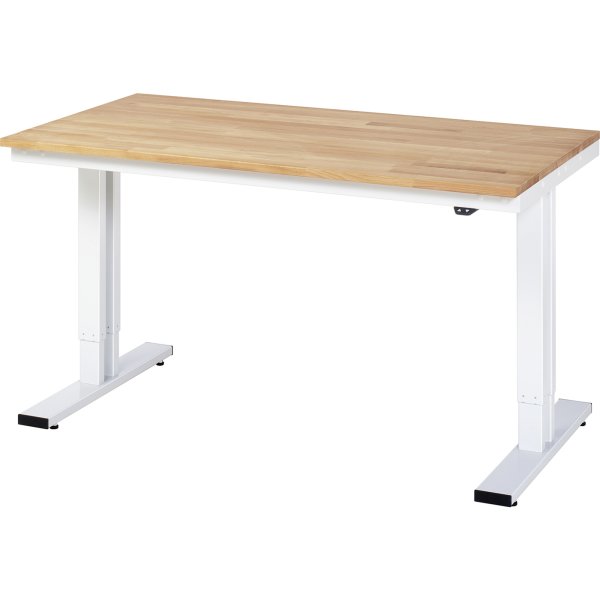 RAU Werktisch 1500x800x720- 1120mm elektrisch B-Platte