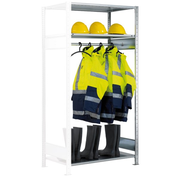Schulte Anbau-Garderobenregal MULTIplus 200x100x60cm