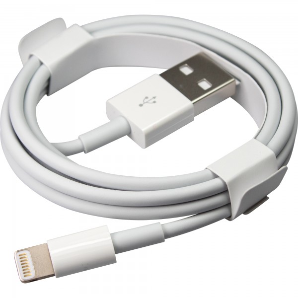 Apple Kabel MD818ZM/A Bulk Lightning auf USB 1m