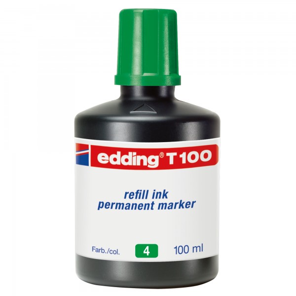 edding Nachfüllflasche für Permanentmarker 100ml gn