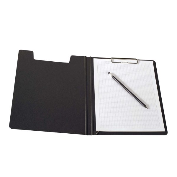 Klemmbrettmappe Natural Carta schwarz