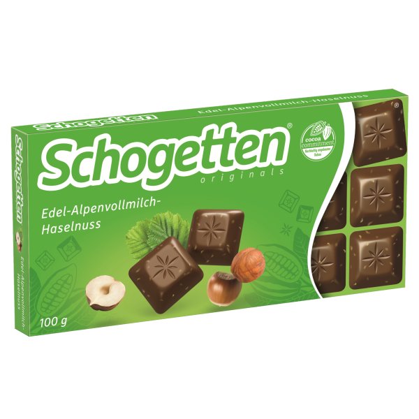 Schogetten Schokolade Alpenvollmilch-Haselnuss 100g