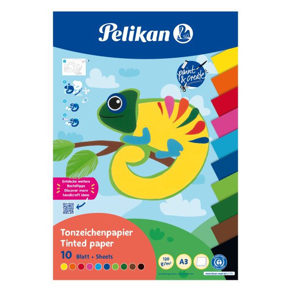 Pelikan Tonzeichenpapierblock A3 10Bl