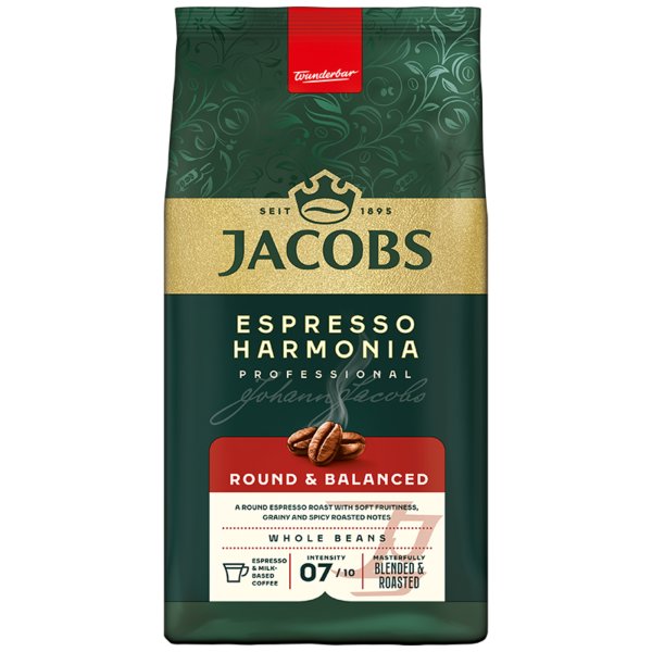 JACOBS Kaffee Espresso Harmonia Bohne 1kg