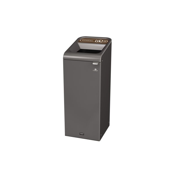 Rubbermaid Recyclingstation 2154770 57l Behältereinheit Bioabfall br