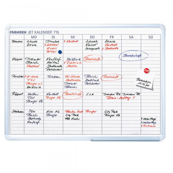 Franken Wochenplaner JetKalender JK715 60x90cm 25Projekte