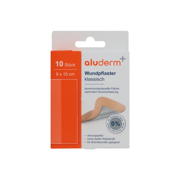 aluderm Wundpflaster klassisch 8x10cm 10St